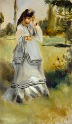 Frau in einem Park, 1866